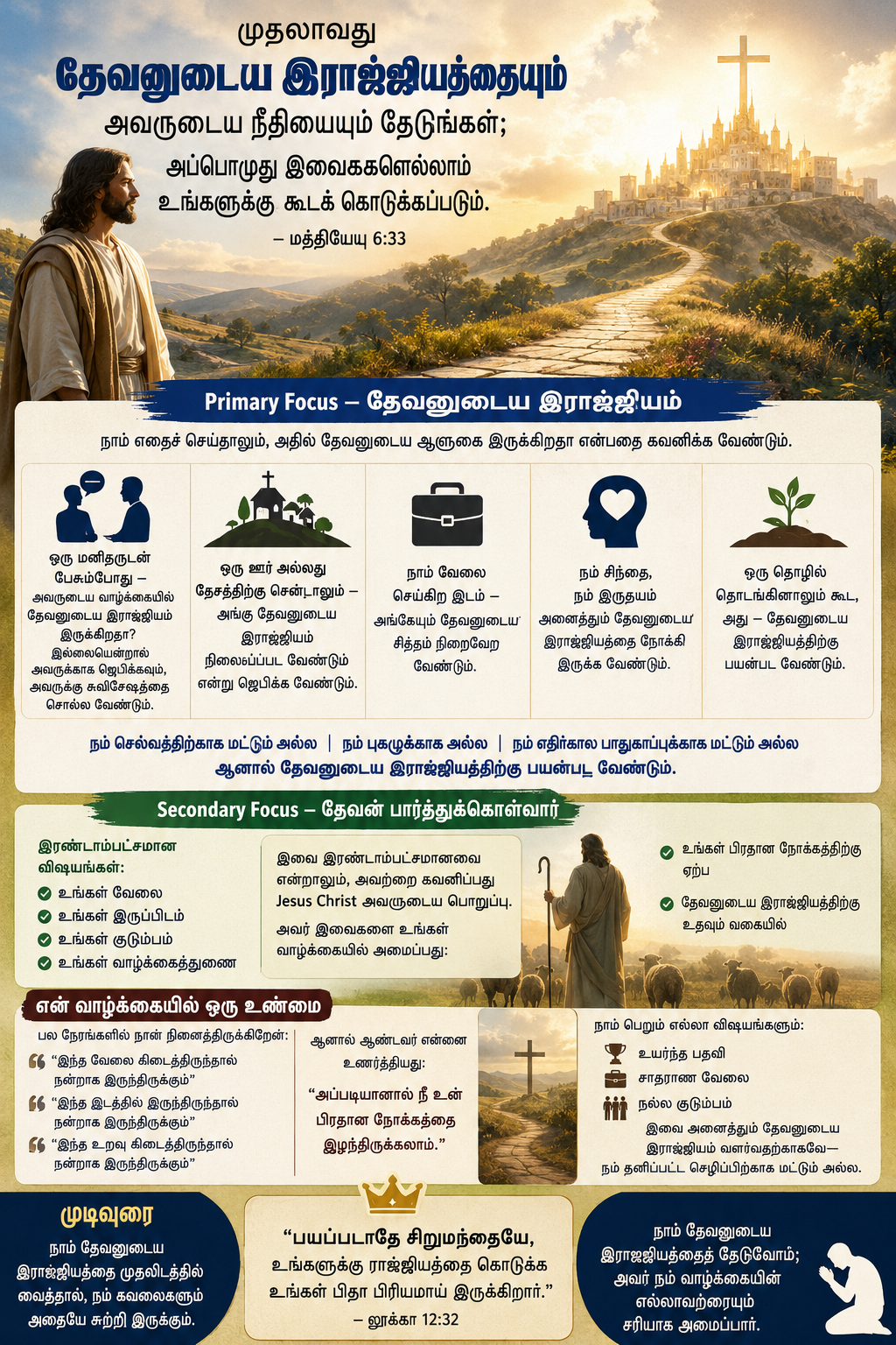🌿தேவனுடைய இராஜ்ஜியம் – இயேசு போதித்த பரலோக இராஜ்ஜியத்தின் உண்மையான அர்த்தம்