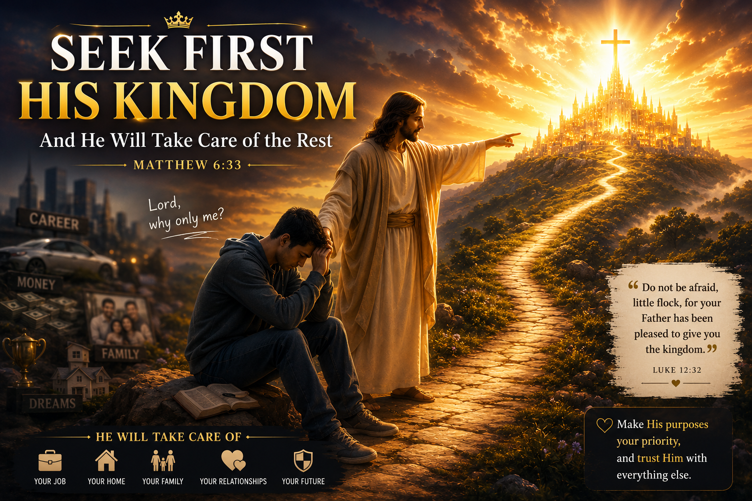 👑 Seek First His Kingdom – Why Jesus Must Be Our First Priority