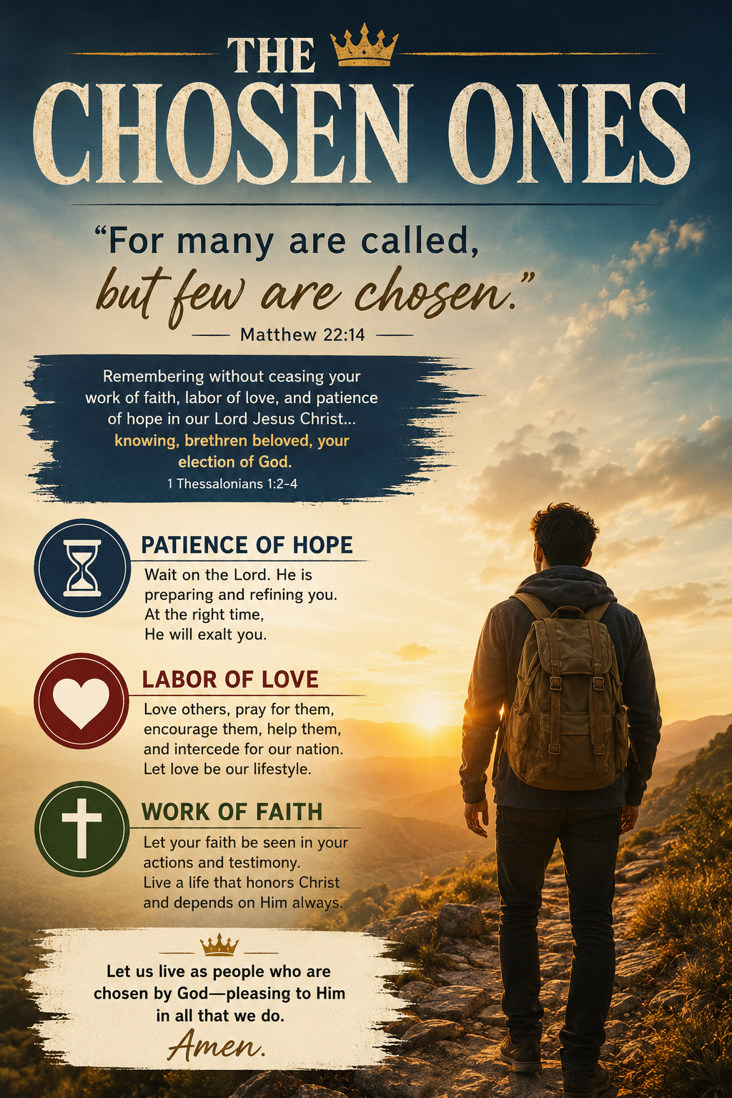 👑The Chosen Ones – Understanding Matthew 22:14: Many Are Called, Few Are Chosen